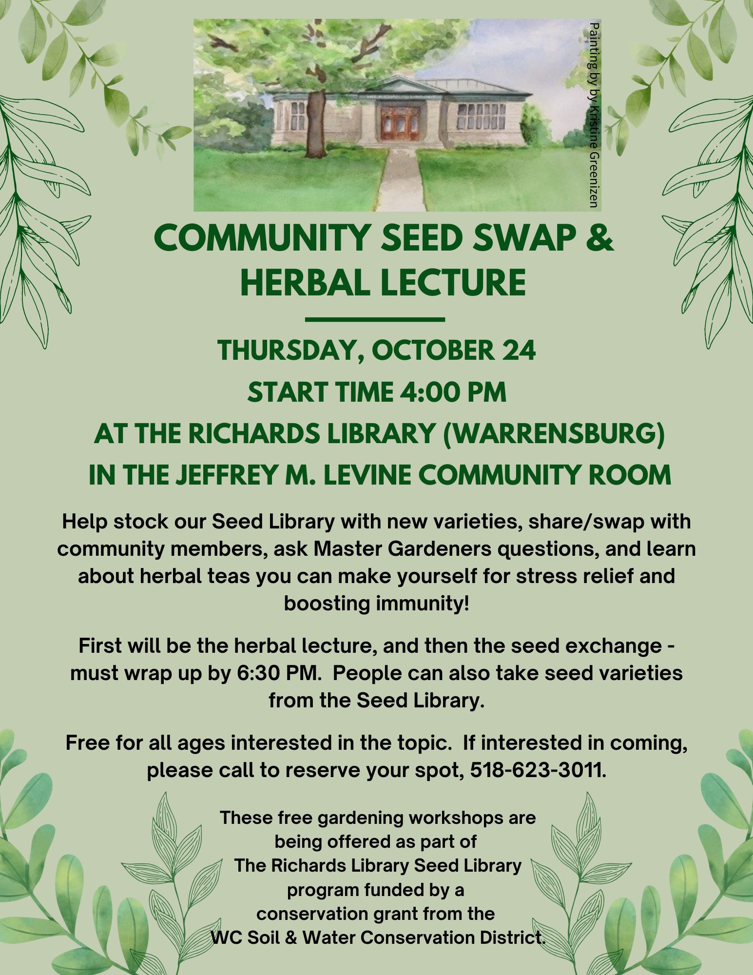 Community Seed Swap & Herbal Lecture